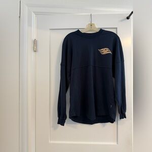 Disney Cruise Line navy blue cotton spirit jersey with sparkly letters on back